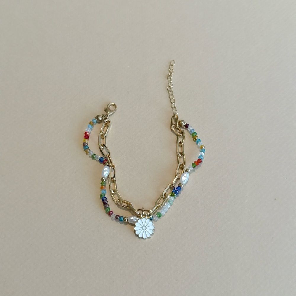 Boho flower bracelet M962